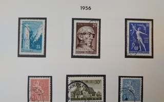1956 Suomi postimerkki 6 kpl