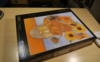 UUDENVEROINEN 1000 p. palapeli, van Gogh "Auringonkukkia"