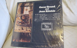 Oscar Brand And Jean Ritchie LP USA 1967 MONO