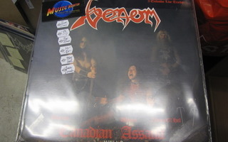 VENOM - CANADIAN ASSAULT - M-/EX- LP can-85