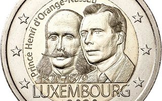 2€ Juhlaraha Luxemburg 2020 Henri