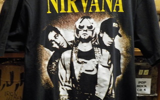 NIRVANA ORKKIS VANHA T-PAITA 90-LUVULTA KOKO L