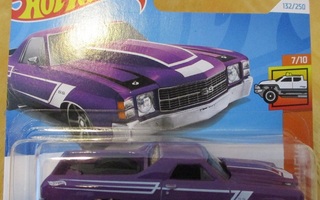 Chevrolet El Camino SS Pick-Up Violet 1971 Hot Wheels 1:64