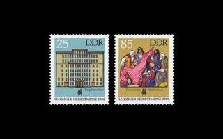 DDR 3038-9 ** Leipzigin syysmessut (1986)