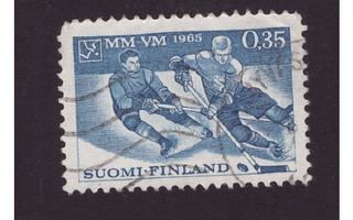 JÄÄKIEKON MM VM , O,35 MK.  1965