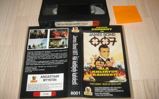 James Bond 007 - Älä Kieltäydy Kahdesti-VHS (Sean Connery)
