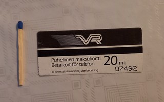 VR - Valtion Rautatiet - Puhelimen maksukortti