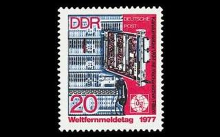DDR 2223 ** Maailman tietoliikennepäivä (1977)