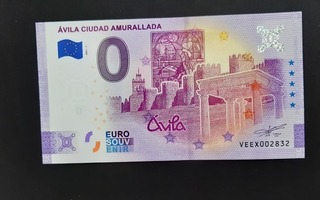 0-Euro Espanja, Avila Ciudad Amurallada, VEEX 2021-1, UNC