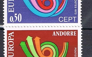 Andorra 1973 - Europa CEPT  ++