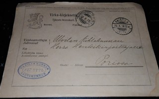 Haistila Ulvila Pori Leijona vaakuna VPK 1918 PK700/2
