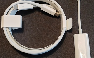 Apple Thunderbolt 3-2 adapteri + 2m Thundertbolt 2 kaapeli