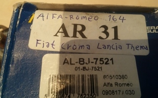 Alapallonivel Fiat Croma, Lancia Thema, AlfaRomeo 164