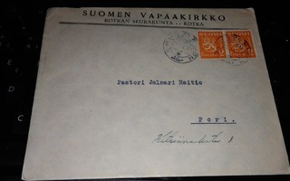 Kotka Vapaakirkko firmakuori 1944 PK900/4