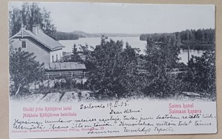 Viipurin mlk. Rättijärven hotelli, Saimaan kanava, p. 1905