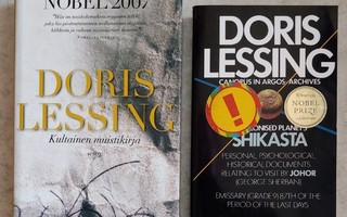 DORIS LESSING 2 romaania Shikasta (eng) & Kultainen Muistik.