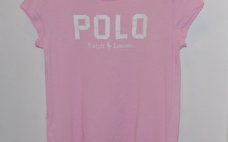 152-164 cm (12-14) - Polo Ralph Lauren pinkki T-paita