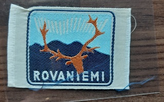 Rovaniemi vintage kangasmerkki