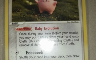 Cleffa 21/115 Ex Unseen Forces Rare card