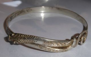 Kaunis käärme rannekoru hopeinen Egypti UUTUUS