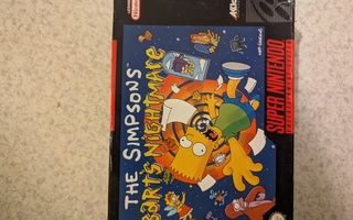 The Simpsons Bart's Nightmare SNES NTSC
