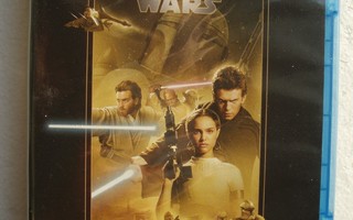 Star Wars episode 2 Attack of the Clones (Blu-ray, uusi)
