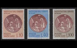 Vatikaani 439-41 ** Joulu (1963)