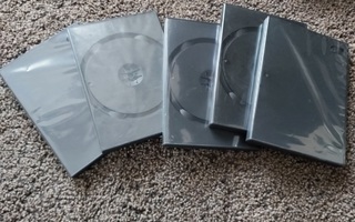 Uusi DVD-kotelo sis poltettavat tyhjät levyt 5 kpl
