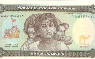 Eritrea 5 nakfa 1997