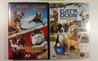 (SL) 3 DVD) Kuin Kissat ja Koirat 1-3 - Cats & Dogs