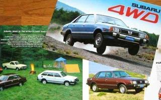 1981 Subaru 4WD esite - KUIN UUSI