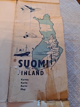 Suomen kartta 60 luvulta Oy Tilgmann Ab 