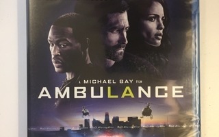 Ambulance (Blu-ray) Michael Bay (2022) UUSI