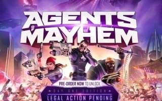 Agents Of Mayhem	(55 752)	UUSI			XBOXONE				day one ed.(lega