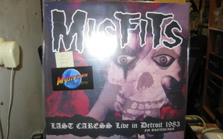MISFITS - LAST CARESS LIVE IN DETROIT 1983 LP UUSI +