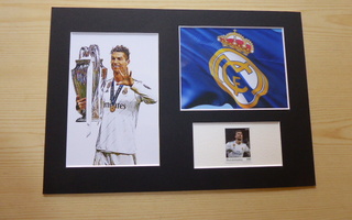 Cristiano Ronaldo valokuvat ja postimerkki paspiksessa