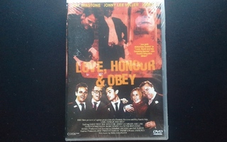DVD: Love, Honour & Obey (Ray Winstone, Jude Law 2000) UUSI