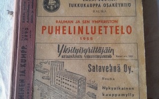 rauma puhelinluettelo 1955