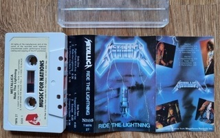 Metallica Ride the lightning kasetti 1.painos!