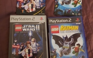 Lego Batman & Lego Star Wars The Original Trilogy PS2 Pelit