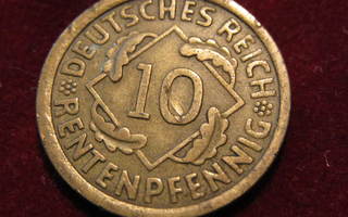 10 rentenpfenning 1924A Saksa-Germany.