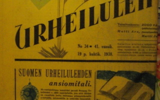 Suomen Urheilulehti Nro 34/1938 (26.10)