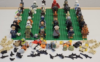 Lego Star Wars figuureja ja osia