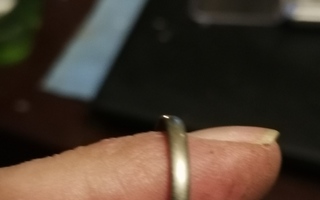 korvaus sormus 1940 rautaa sileä sormus koko 18.6mm