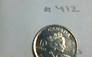 Kanada 10 cents 2001 km#412
