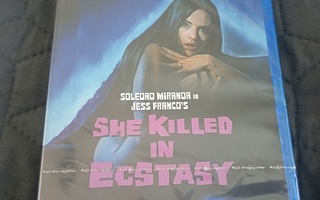 She Killed in Ecstasy Blu-ray **muoveissa**