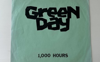 Green Day - 1,000 Hours VIHREÄ 1989 EKA PAINOS
