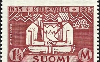1935 Kalevalan 100-vuotisjuhla 1 1/4 mk ** LaPe 191