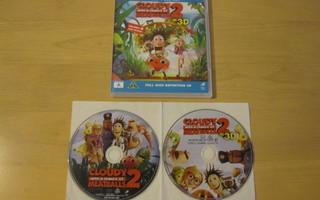 Cloudy with a chance of Meatballs 2 (Blu-ray 3D + Blu-ray)