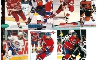 7 x YVES RACINE Canadiens, Red Wings, Flyers